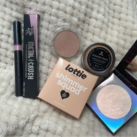 Kat Von D, Lottie London, Artist Couture, & Colour Pop Highlighter Bundle - Picture 2 of 4